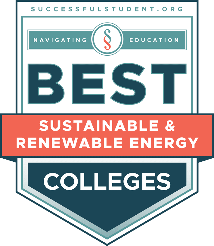 The Best Sustainable and Renewable Energy Colleges's Badge