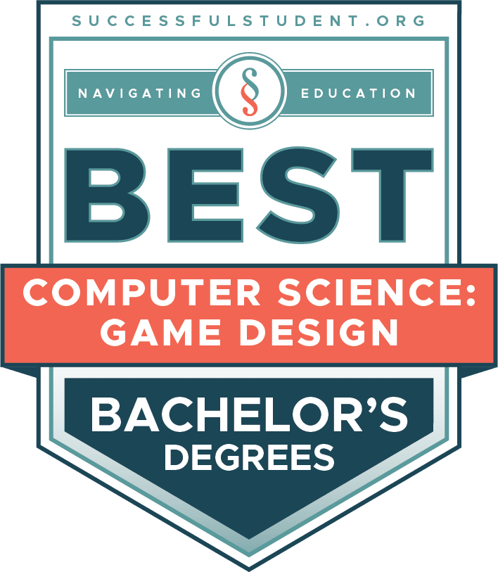 The Best Bachelor's Degrees in Computer Science: Game Design's Badge