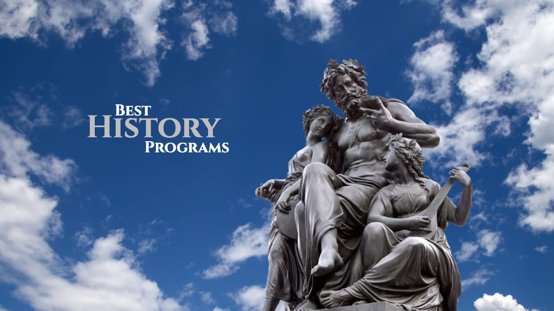 best history programs in us