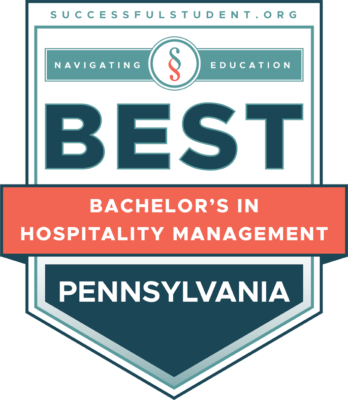 The Best Bachelor’s Degrees in Hospitality Management in Pennsylvania's Badge