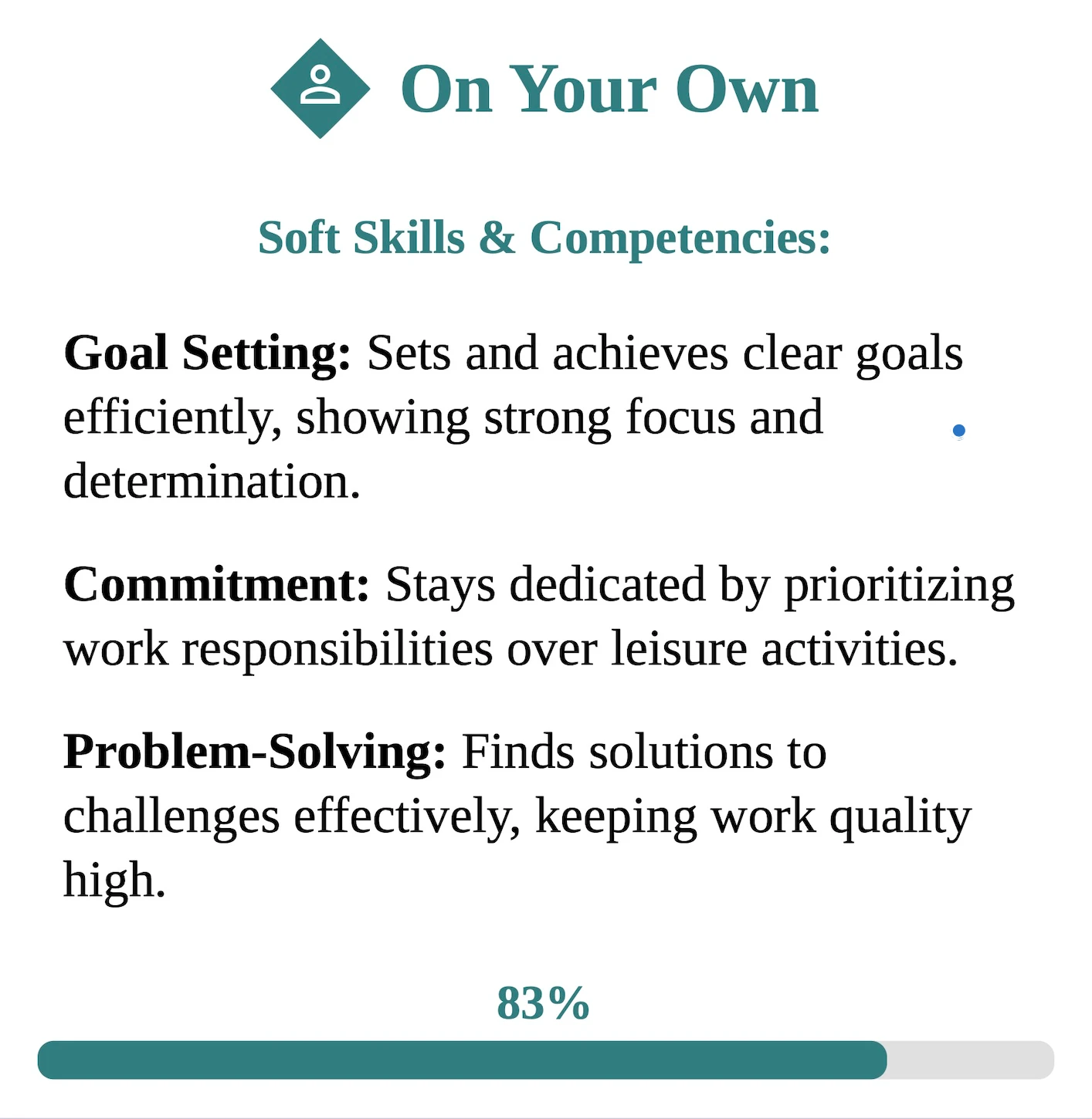 dutifulness result example