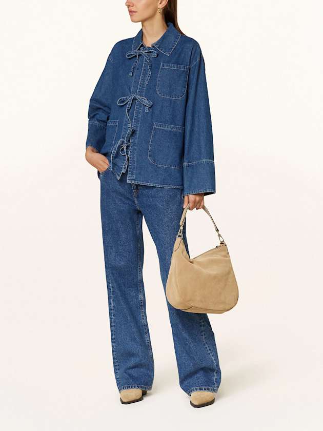 Jeansblusen mit Bindedetail "STARLIE" von NEO NOIR