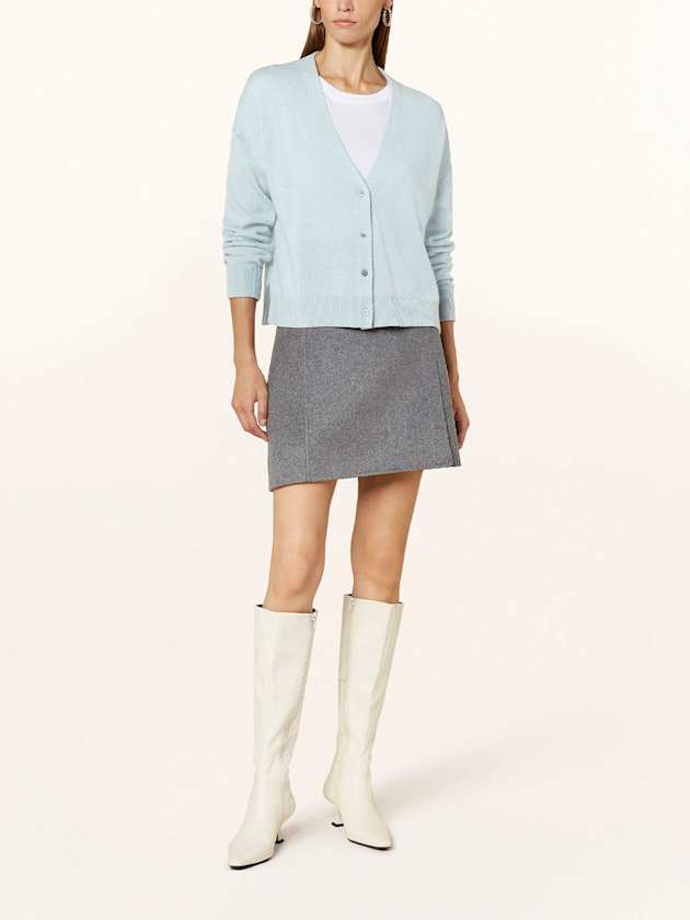 Strickjacke aus Cashmere in Hellblau von HEMISPHERE