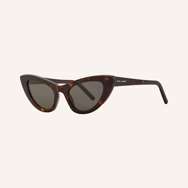 Braune Cat-Eye-Sonnenbrille für Damen