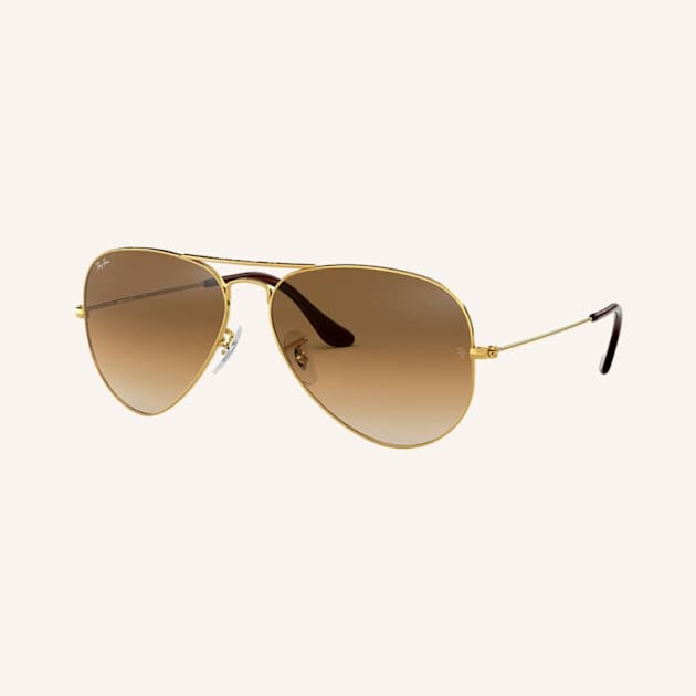 Braune Pilotenbrille für Herren