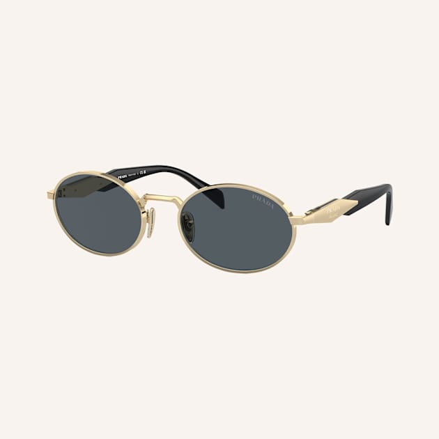Runde Sonnenbrille für Herren in Schwarz