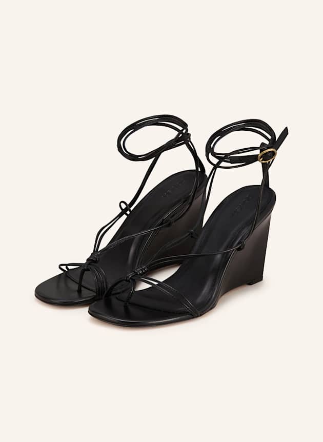 Schwarze Wedges CONNY von ba&sh 