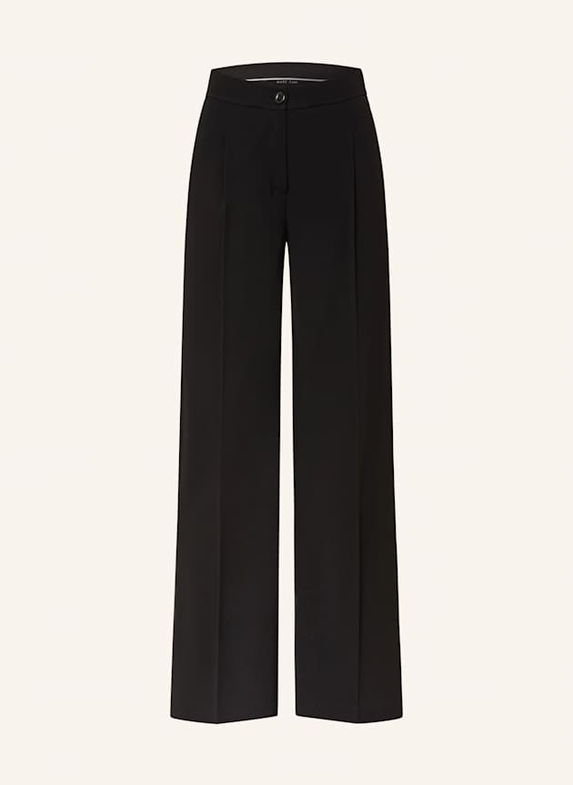 Weite schwarze Stoffhose für Damen von MARC CAIN