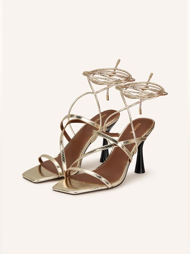 Goldene High Heels für Damen 