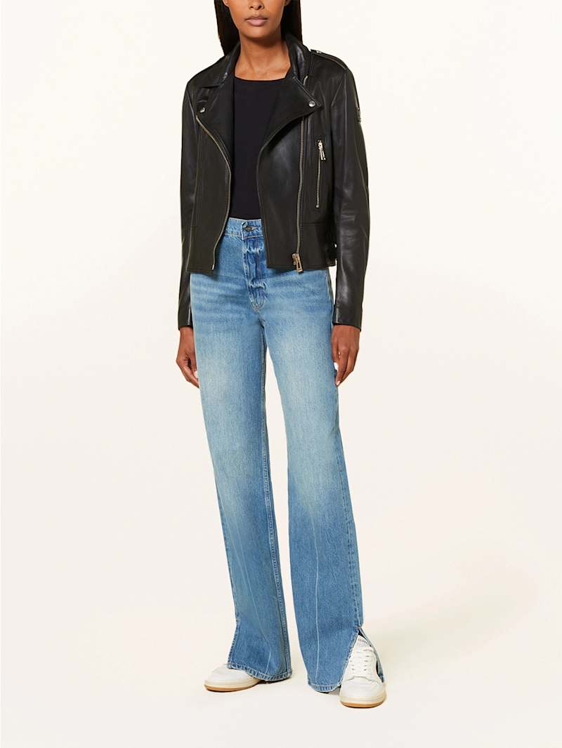 Schwarze Lederjacke von BELSTAFF