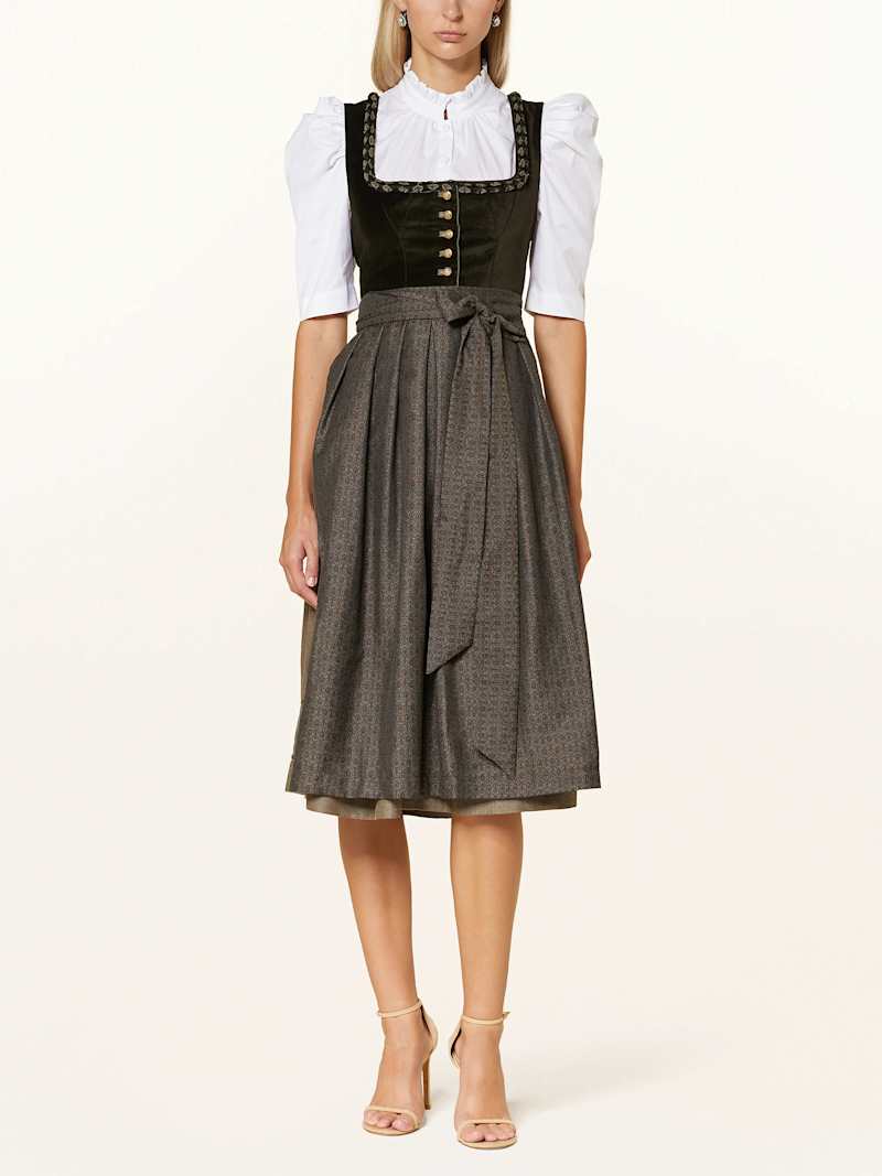 Elegante Dirndl-Bluse Mit Spitze - Viertelcup Bügel & Mesh-Material In Weiß