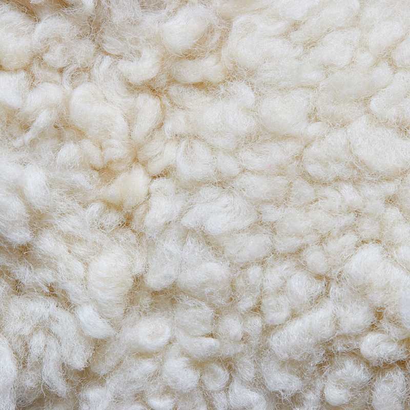 Nahaufnahme von einem Schafsfell