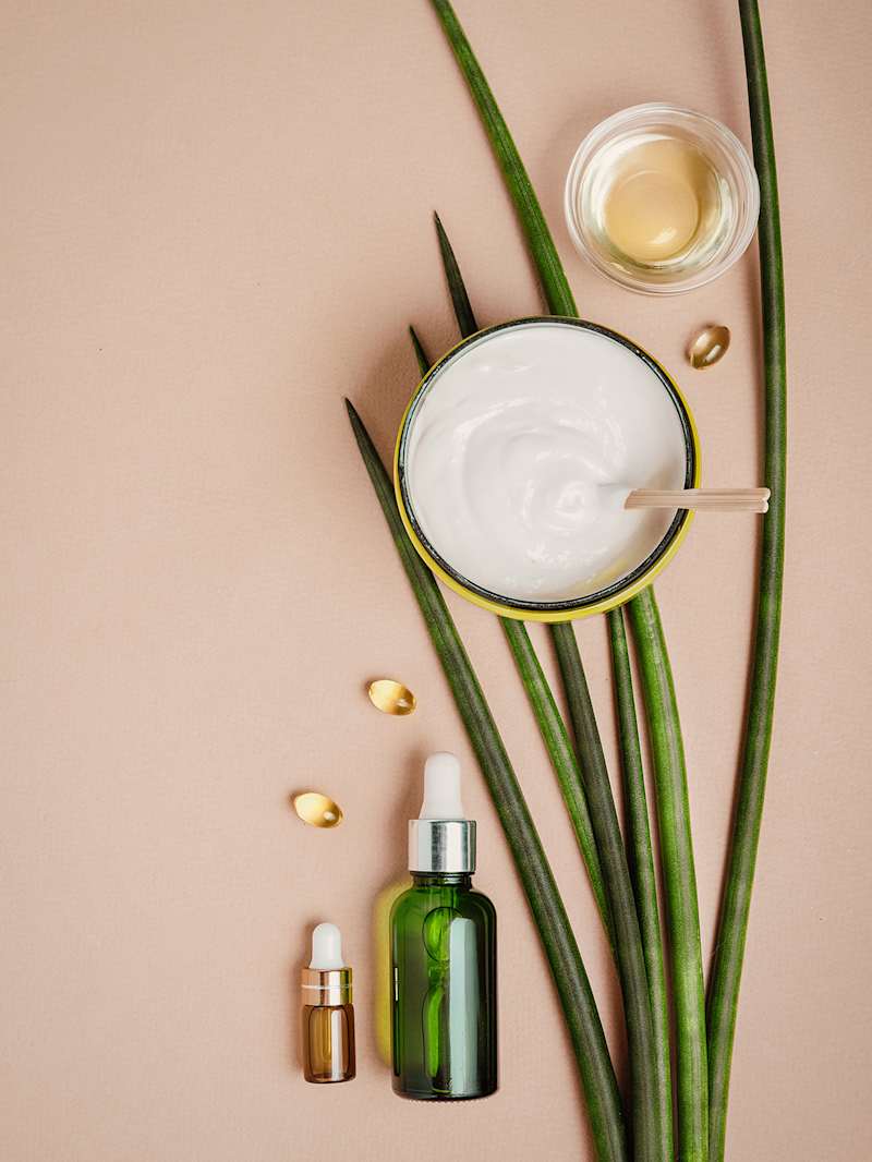 Haarmaske mit Rizinusöl, Aloe Vera und Vitamin E