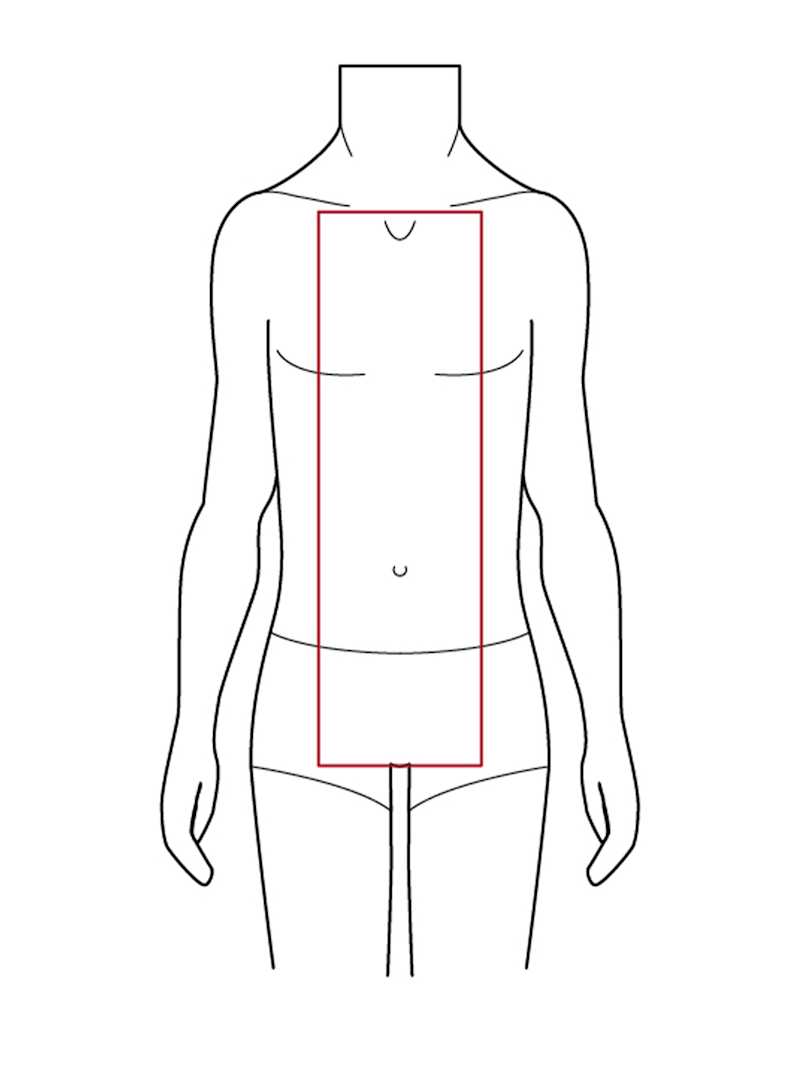 Grafik von dem I-Figurtyp Mann 