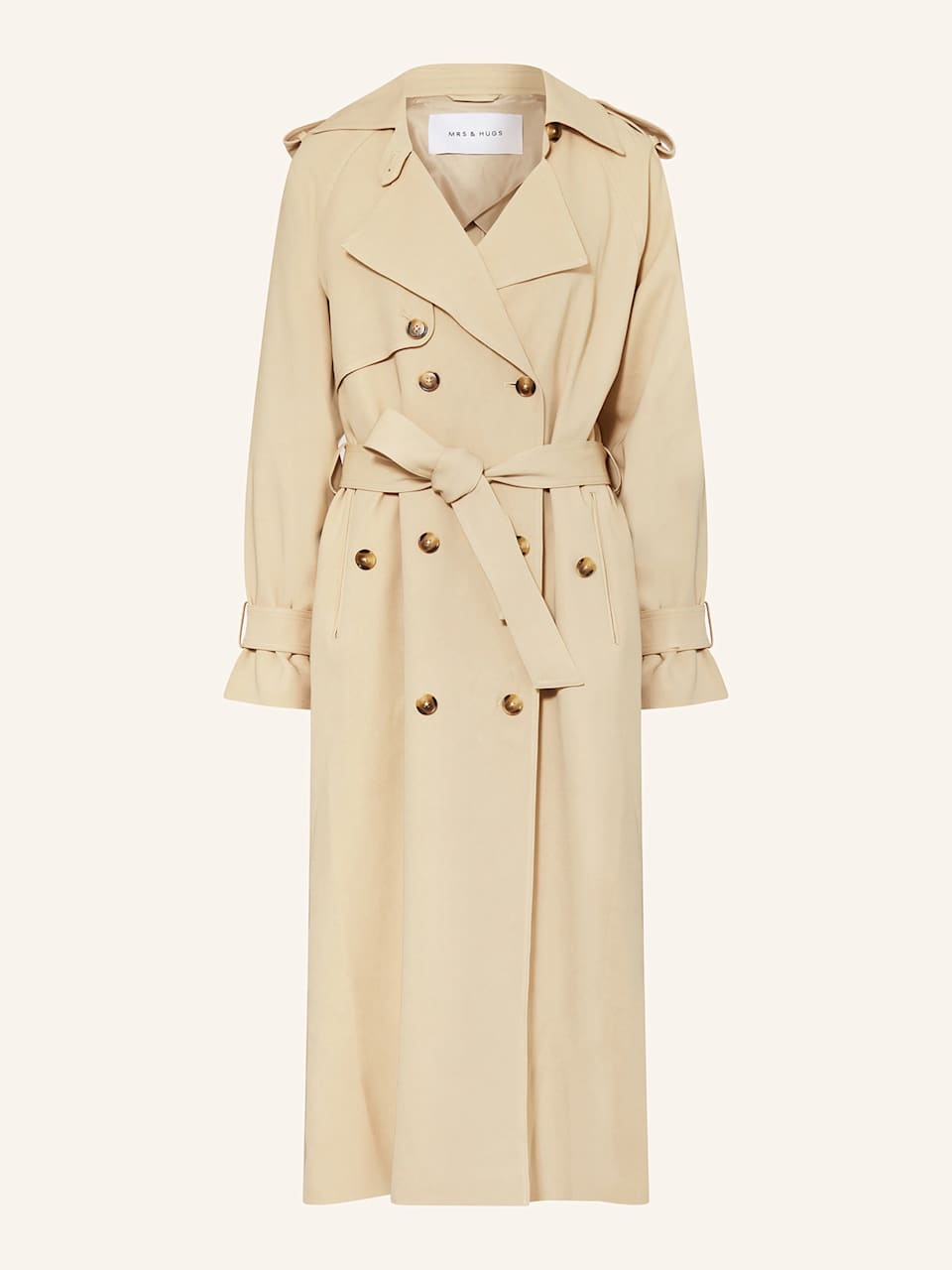 Beiger Trenchcoat für Damen