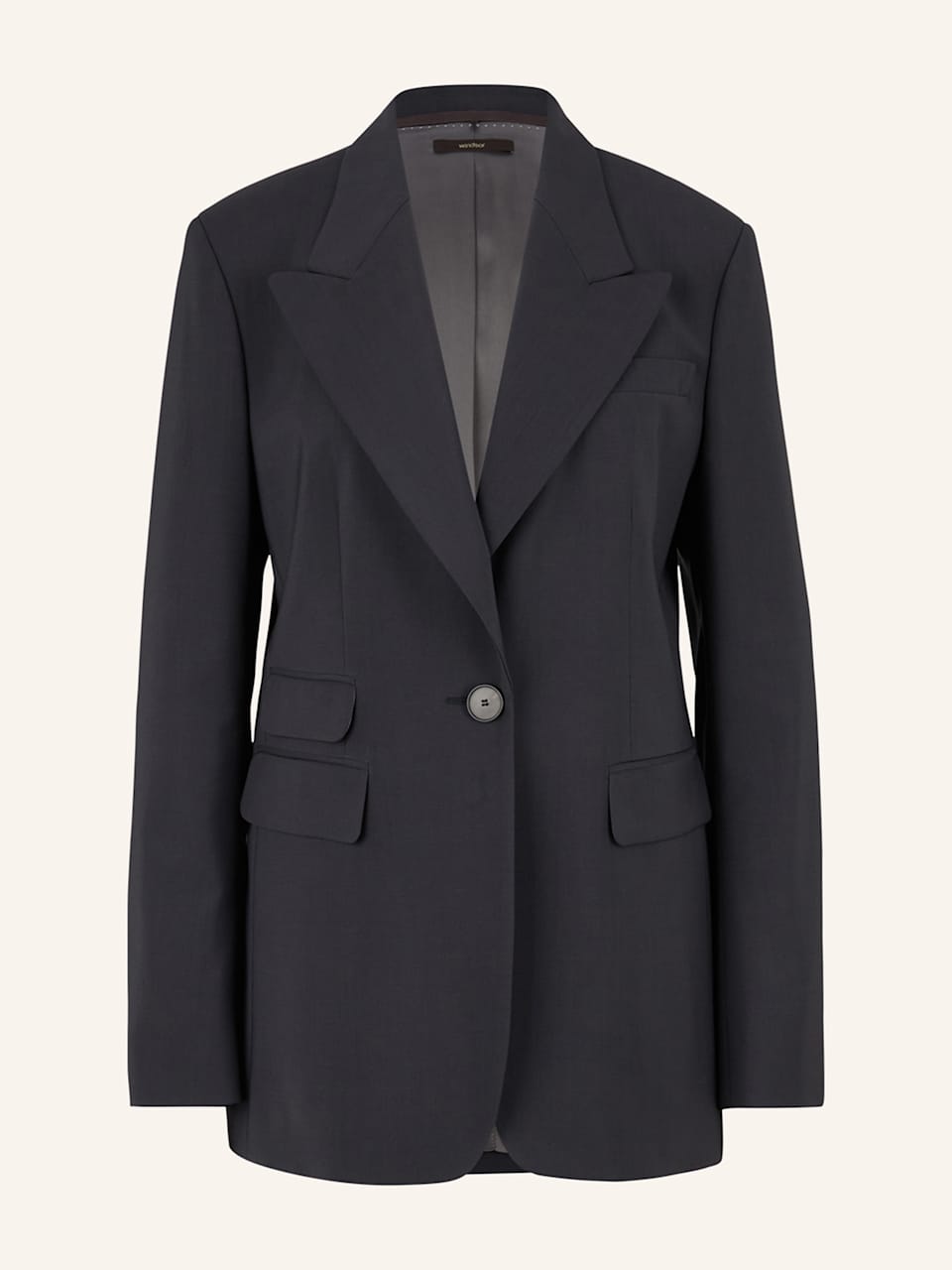 Schwarzer, klassischer Blazer