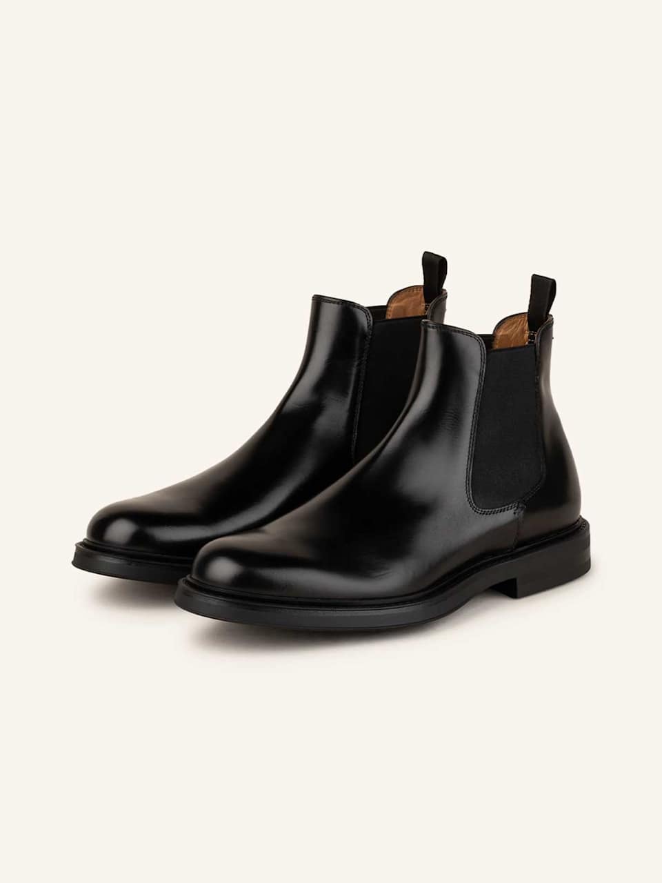Schwarze Chelsea Boots