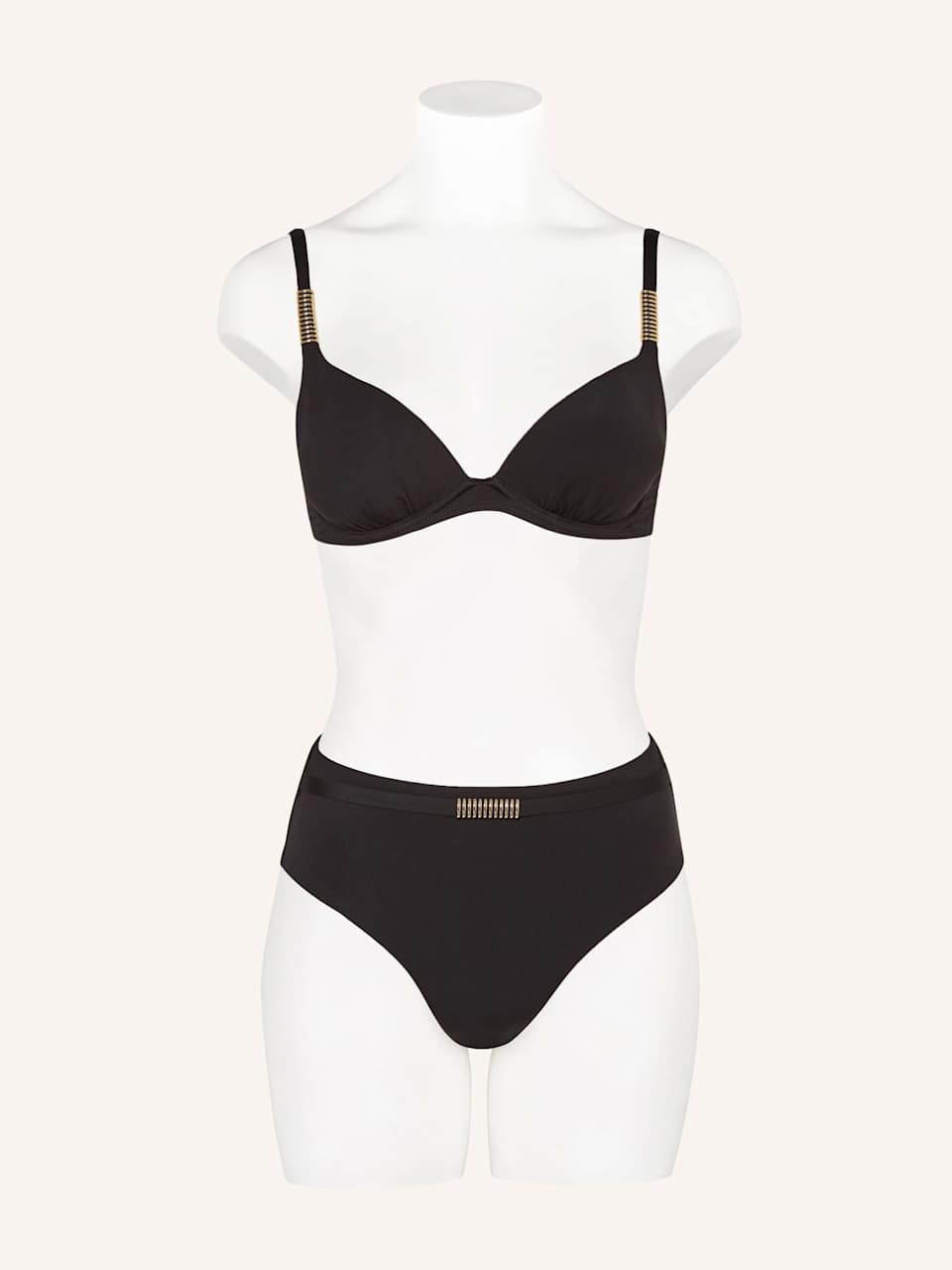 Schwarzer Bügel-Bikini
