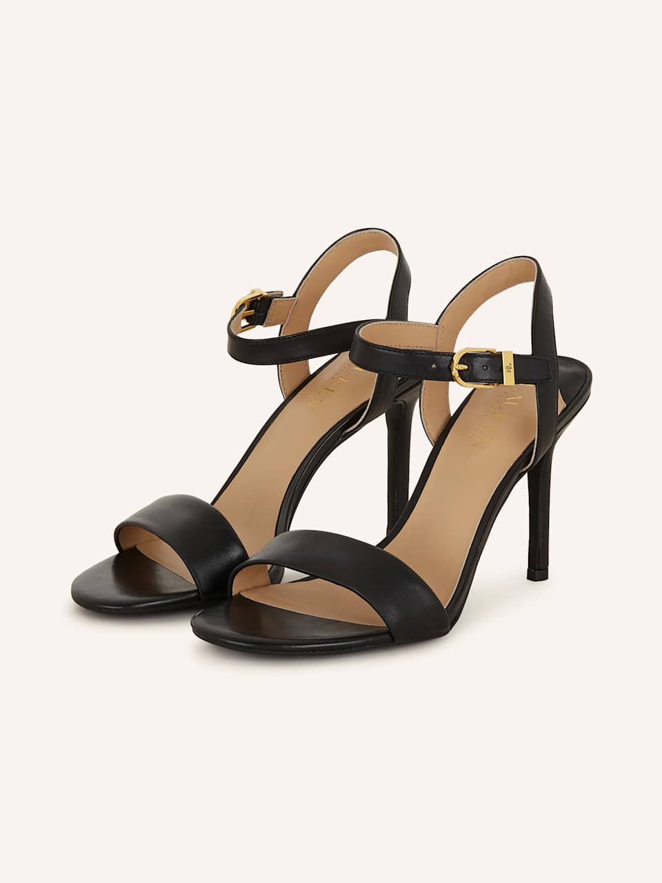 Schwarze Sandaletten