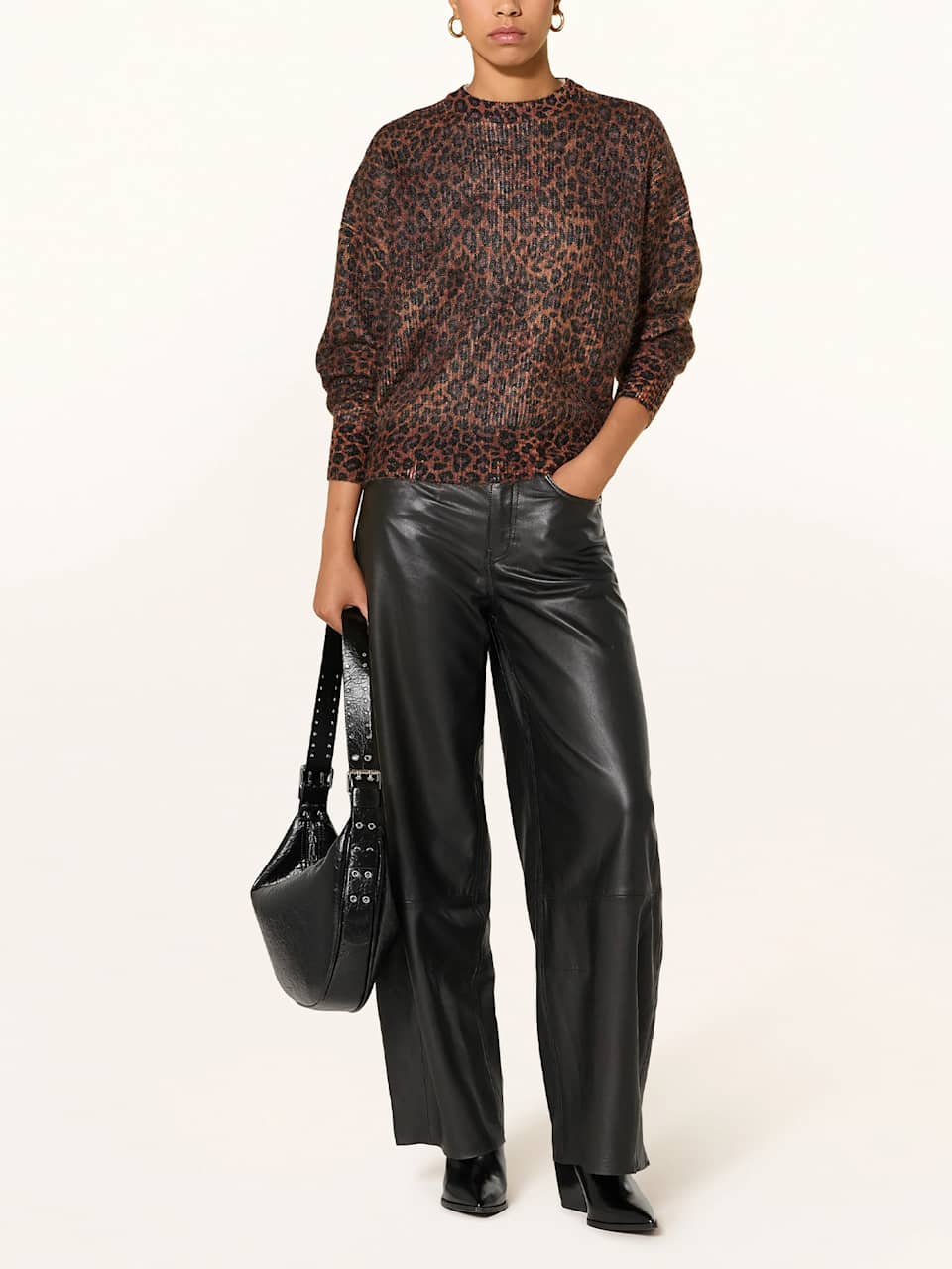 Pullover mit Animal Print