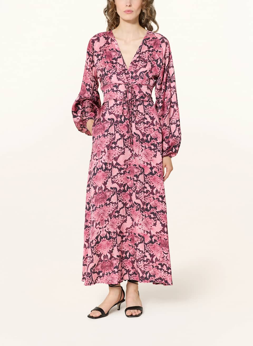 Pinkes Kleid mit Animal Print