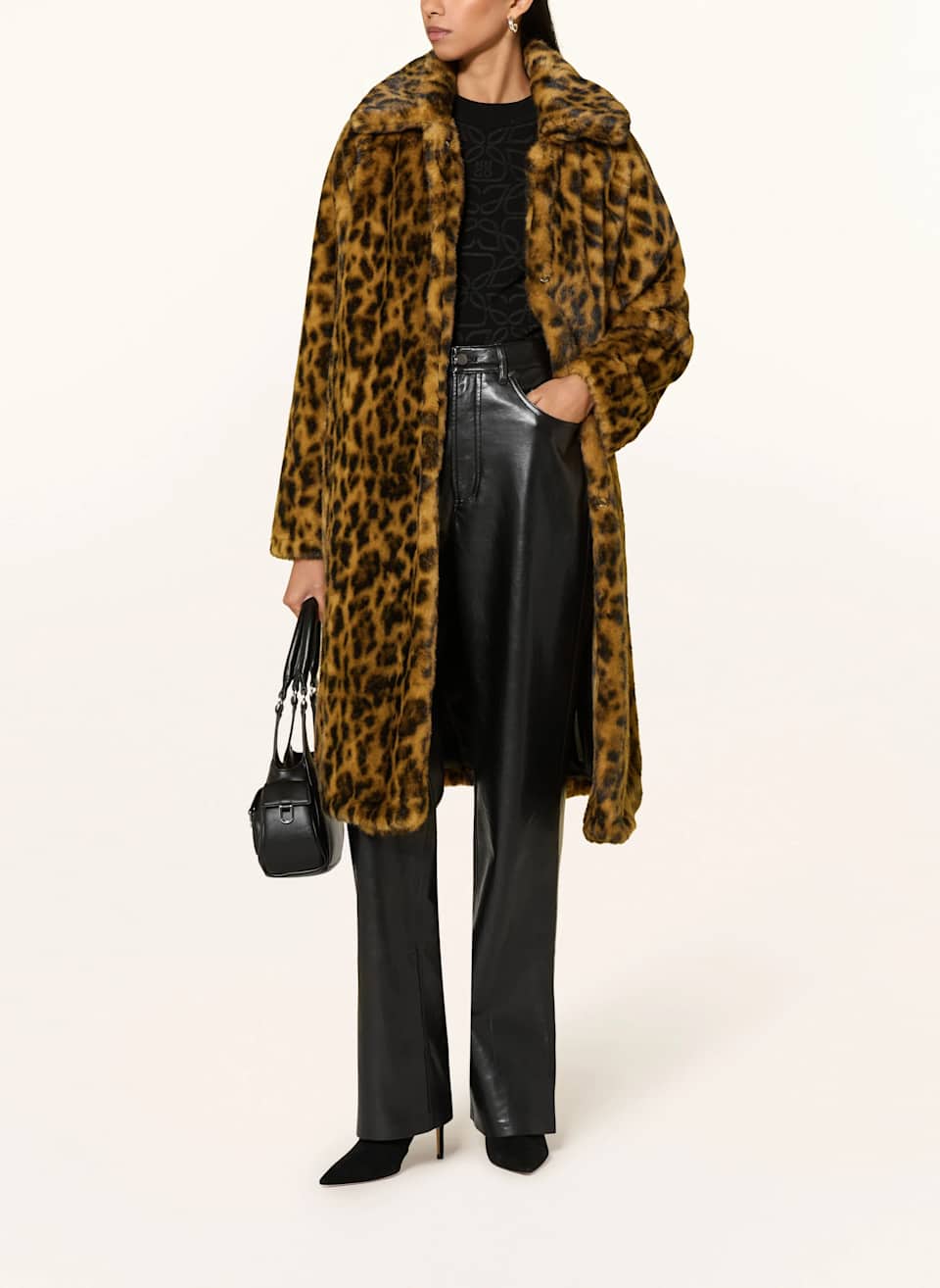 Mantel mit Leo-Muster