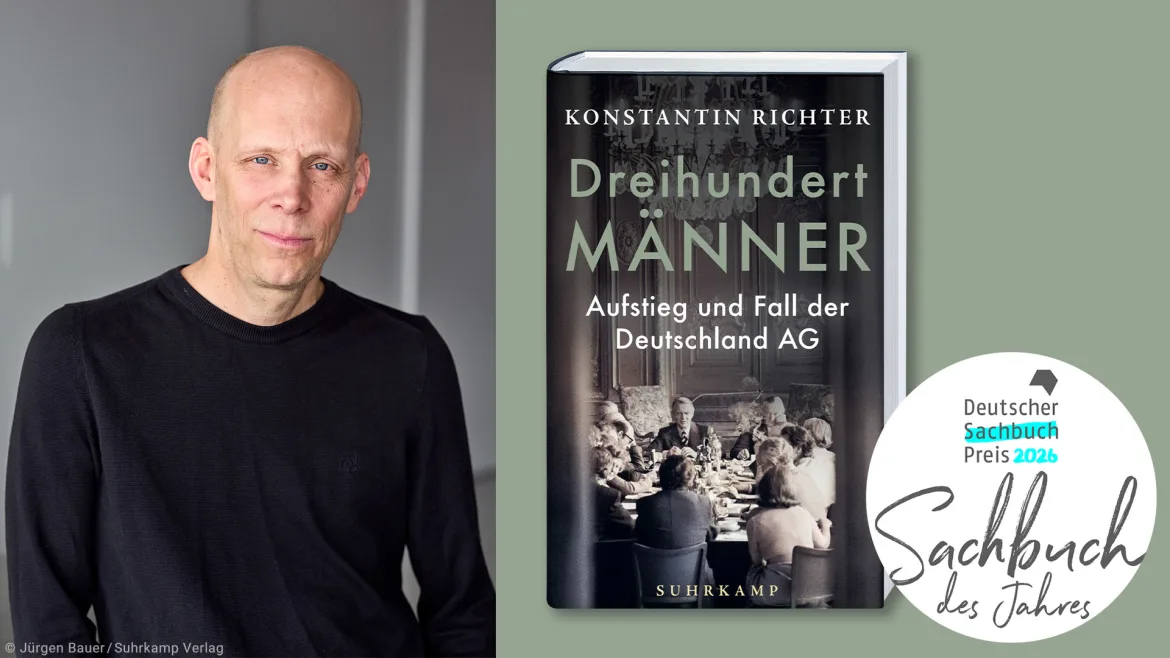 Beitrag zu Konstantin Richter has been awarded the German Non-Fiction Prize 2026