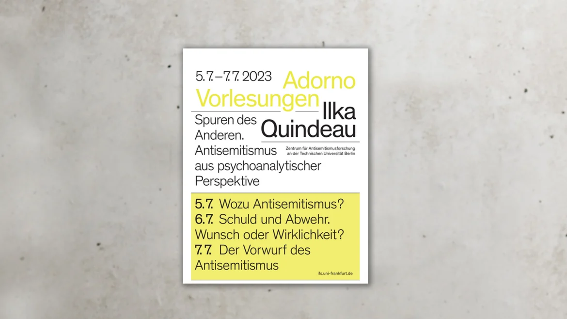 Beitrag zu Adorno-Vorlesungen 2023