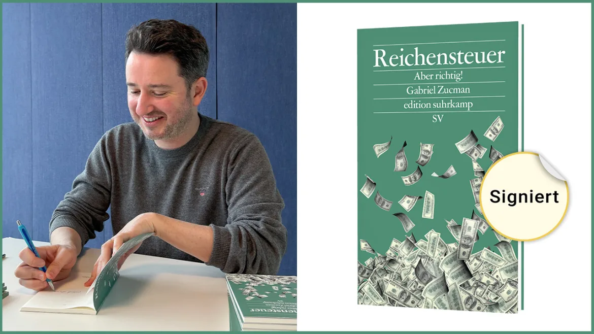 Beitrag zu <i>Reichensteuer</i>-Verlosung: signierte Bücher von Gabriel Zucman