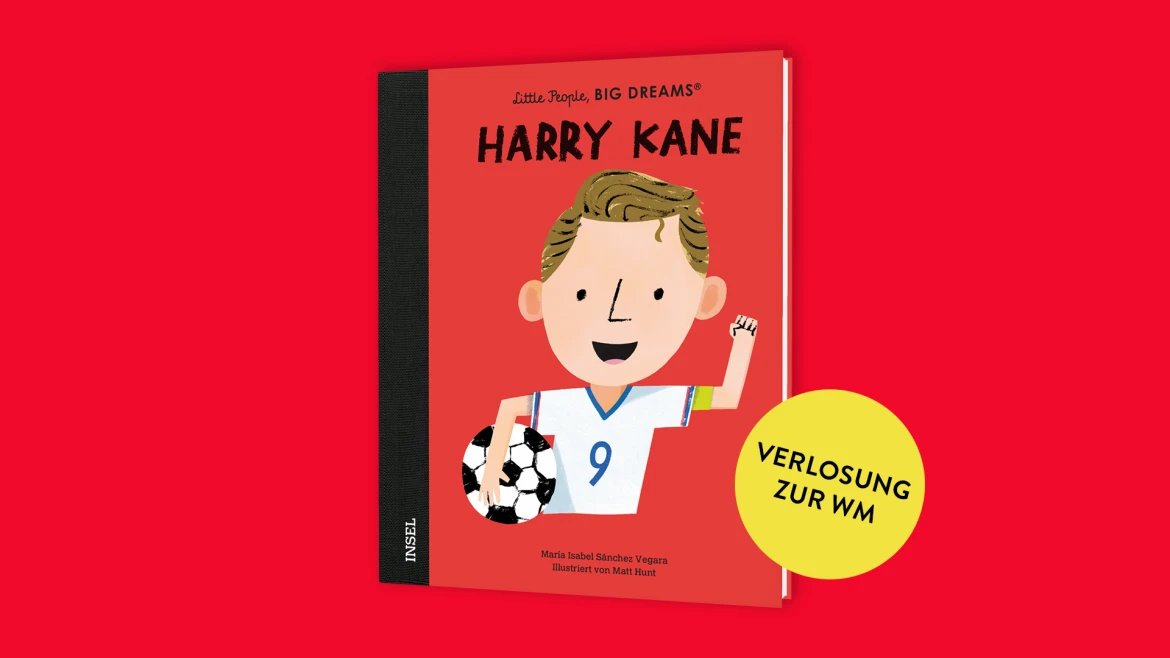 Beitrag zu Gewinnspiel zur Fußball-WM: Der <i>Little People, BIG DREAMS-</i>Band <i>Harry Kane </i>