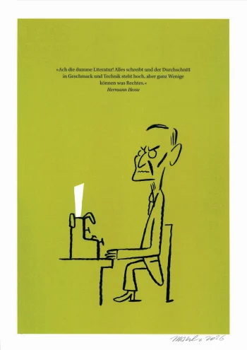 Kunstdruck »Hermann Hesse« (A4)