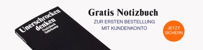 Teaser Notizbuch "Unerschrocken Denken"