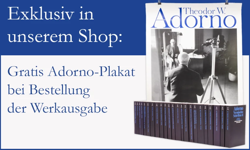 Adorno Werkausgabe + Poster