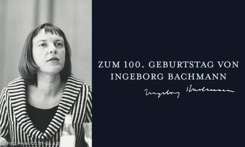Ingeborg Bachmann 100. Geburtstag