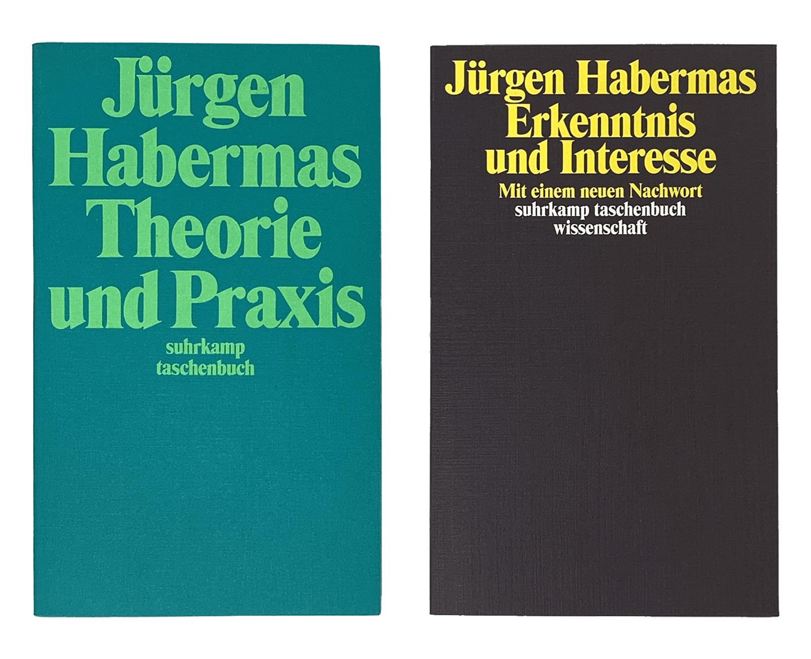 Gestaltungsunterschiede suhrkamp taschenbuch und suhrkamp taschenbuch wissenschaft