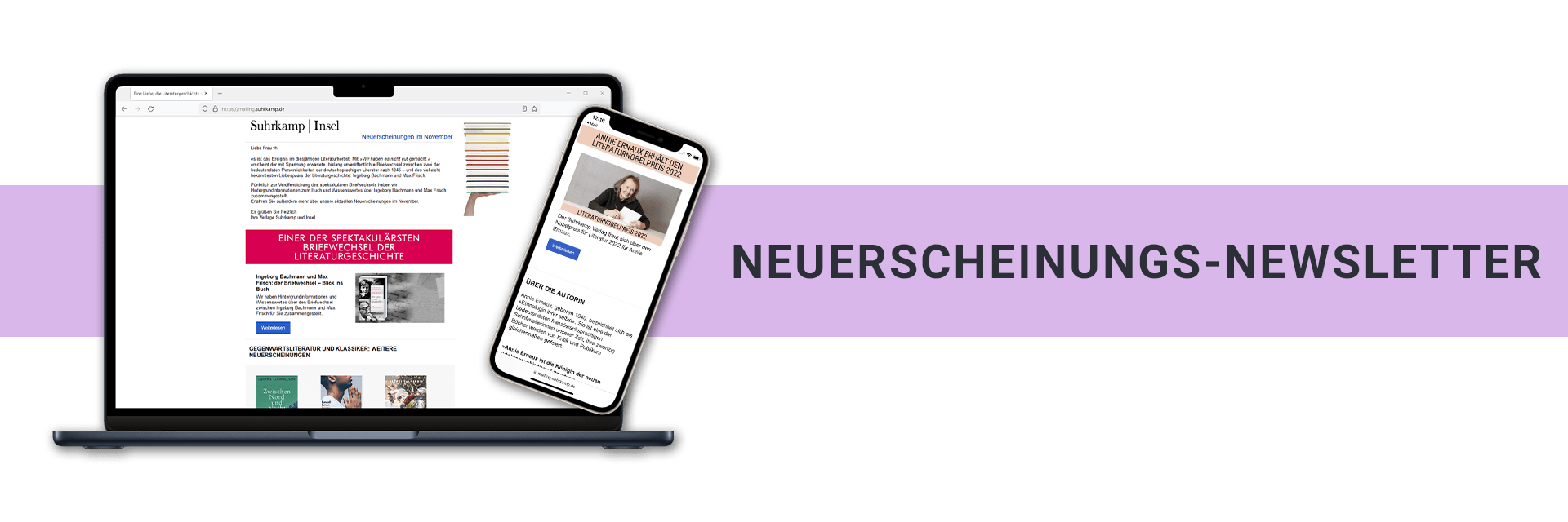 Teaser mit Link zum Neuerscheinungs-Newsletter