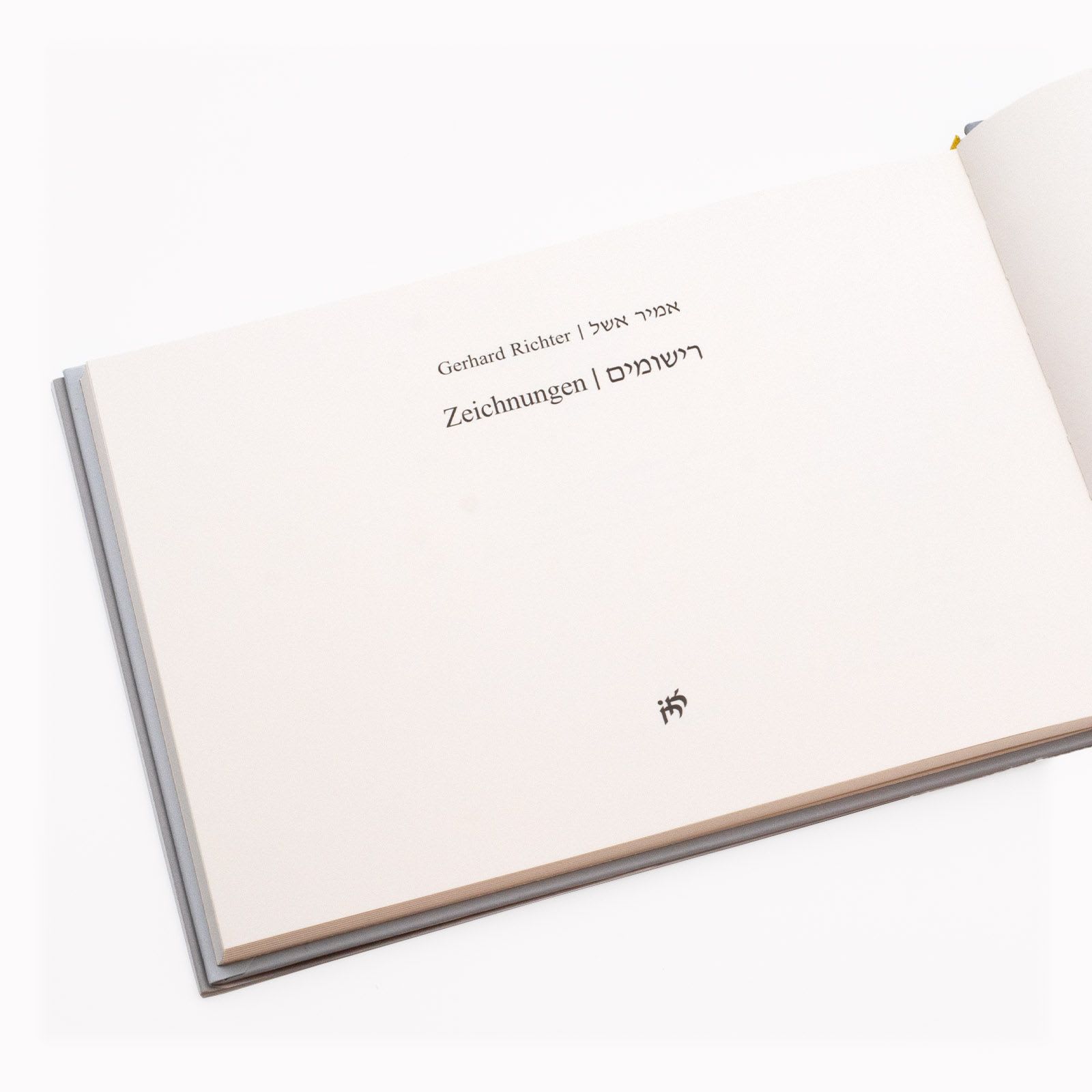 Foto des Buchs »Zeichnungen« von Gerhard Richter und Amir Eshel