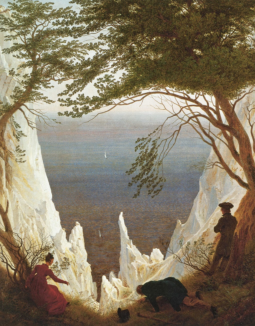 »Kreidefelsen auf Rügen« von Caspar David Friedrich