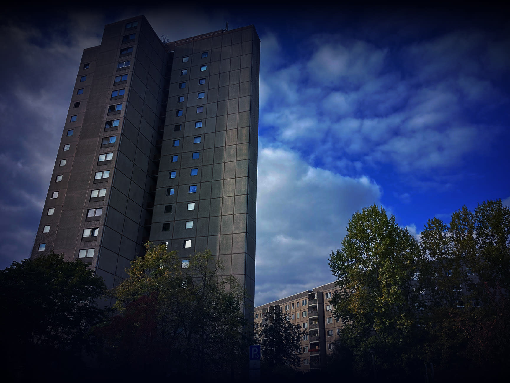 Ein Berliner Plattenbau