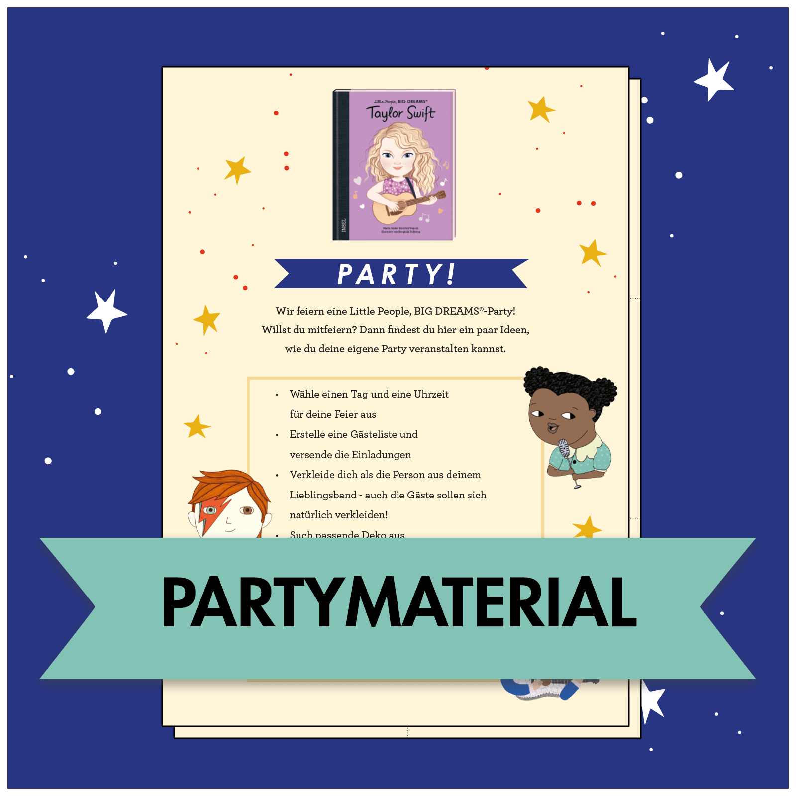 Little People BIG DREAMS Partymaterial
