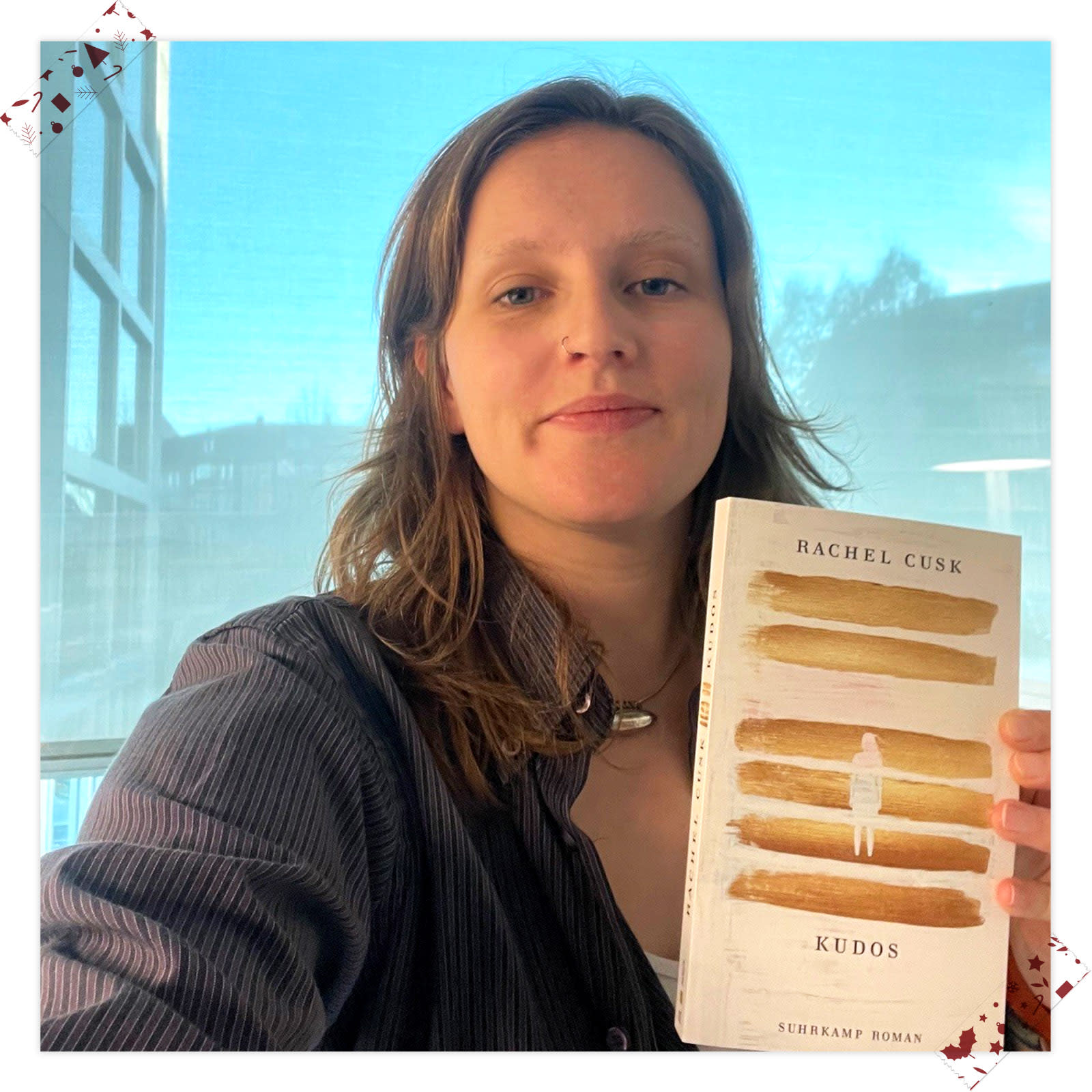 Cara Enders (Werbung) empfiehlt »Kudos« von Rachel Cusk