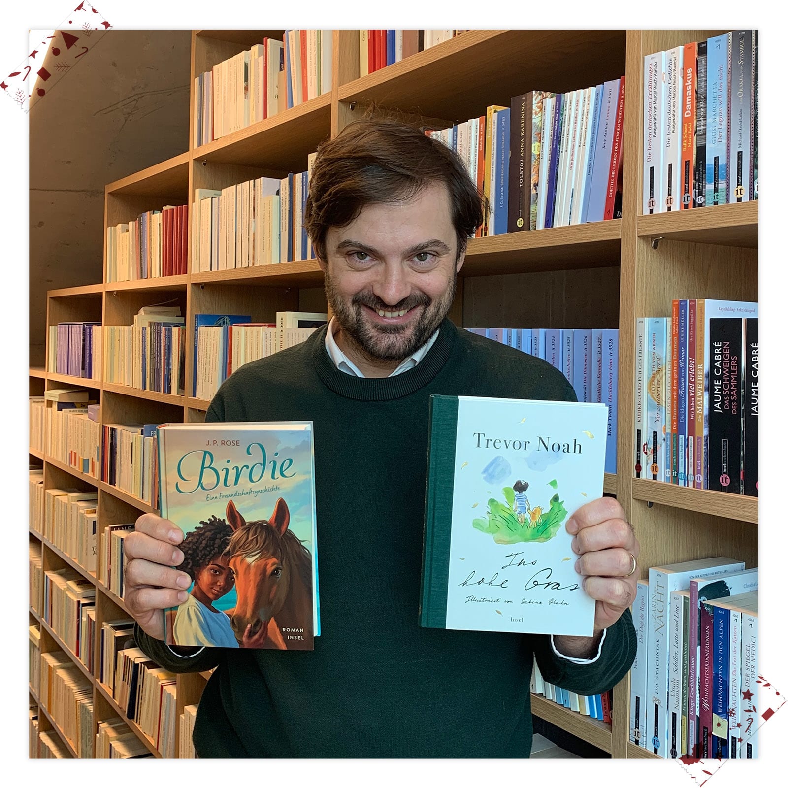 Demian Sant’Unione (Online- und Lesermarketing) empfiehlt Trevor Noah: Ins hohe Gras & J. P. Rose: Birdie 