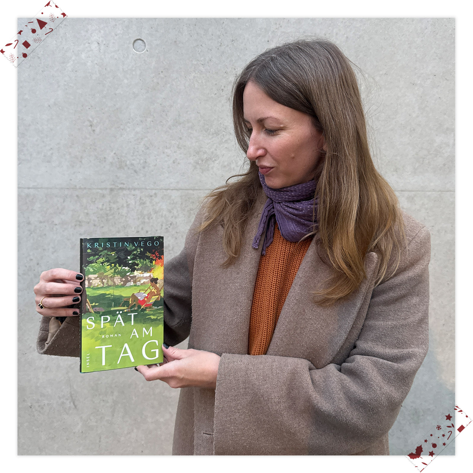 Katja Wolf (Geschäftsleitung) empfiehlt Kristin Vego: Spät am Tag