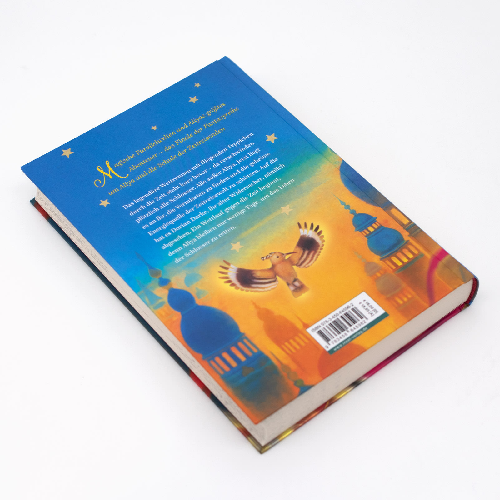 Das Buch »Aliya und der Laden der Zweiten Chance« von Laila Rifaat in Rückansicht.