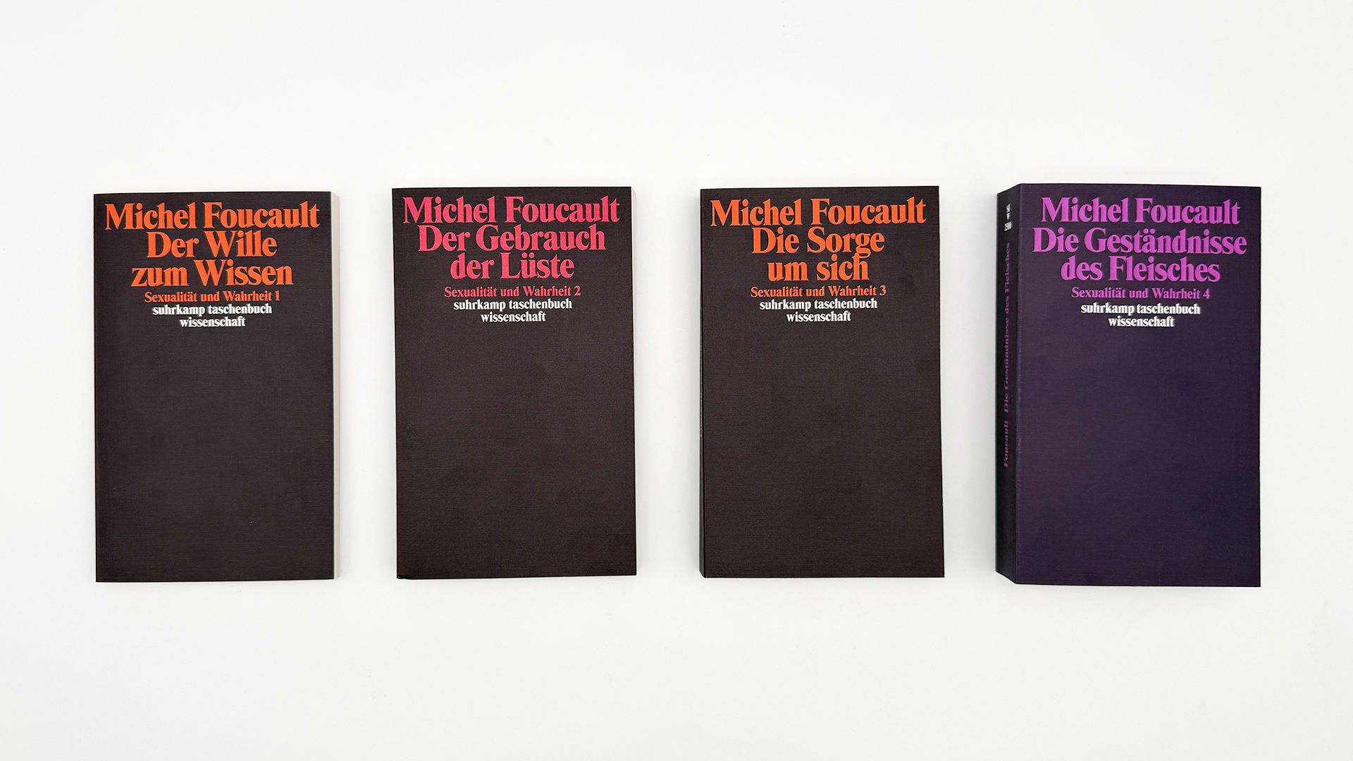 Michel Foucault: Sexualität und Wahrheit. Alle vier Bände (Broschur)