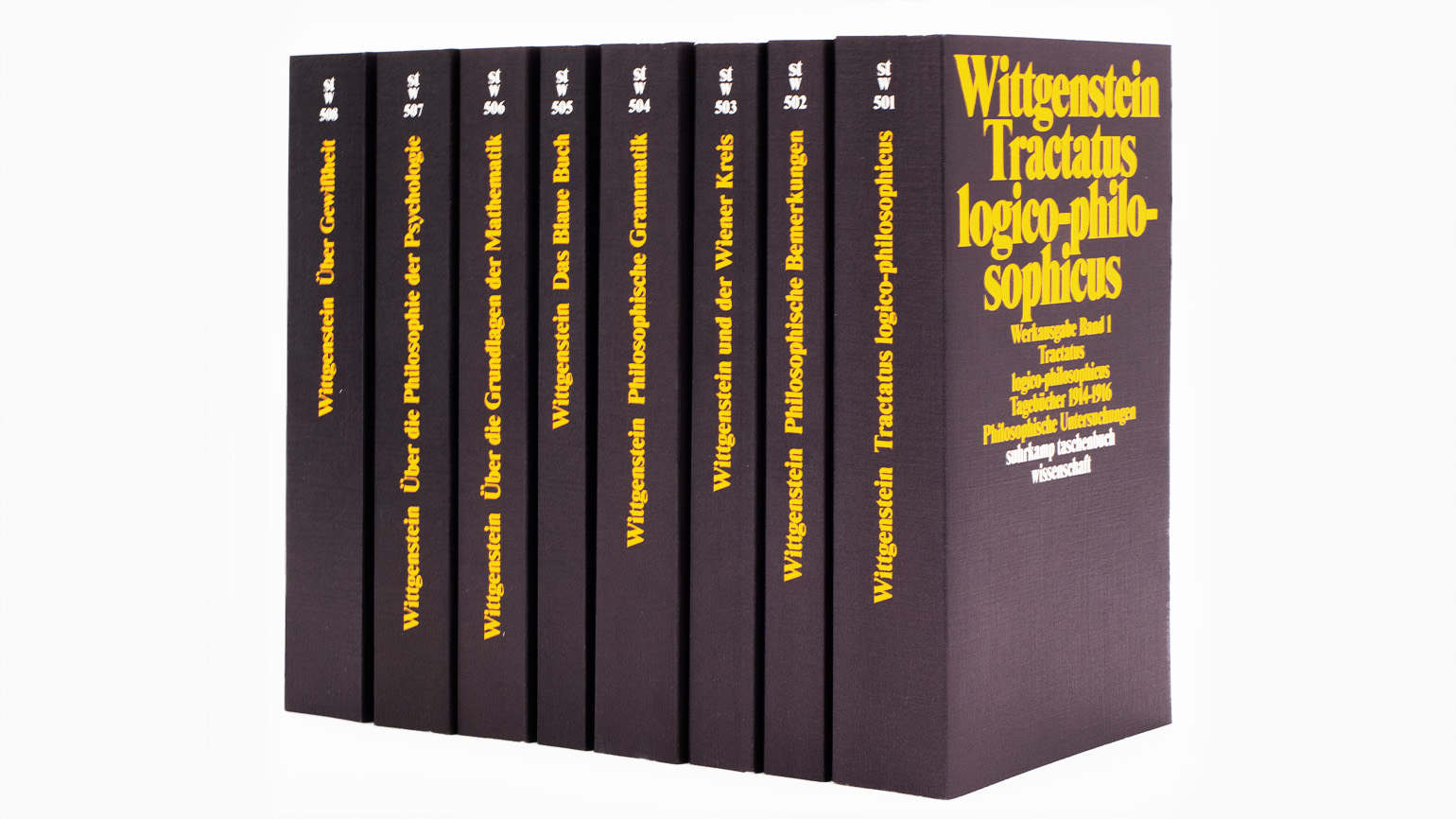 Ludwig Wittgenstein Werkausgabe 8巻セット Werkausgabe in 8 Bänden: Gesamte Werkausgabe (suhrkamp