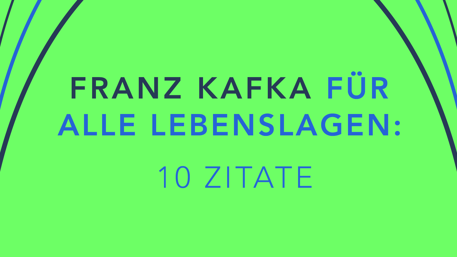 Franz Kafka für alle Lebenslagen 10 Zitate. Empfehlung auf suhrkamp.de