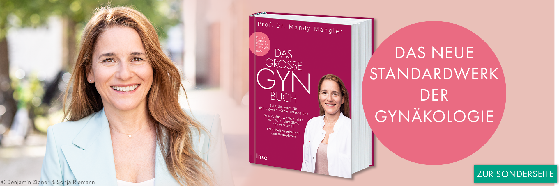 »Das große Gynbuch« von Prof. Dr. Mandy Mangler: Erfahren Sie mehr über das Buch auf unserer Sonderseite