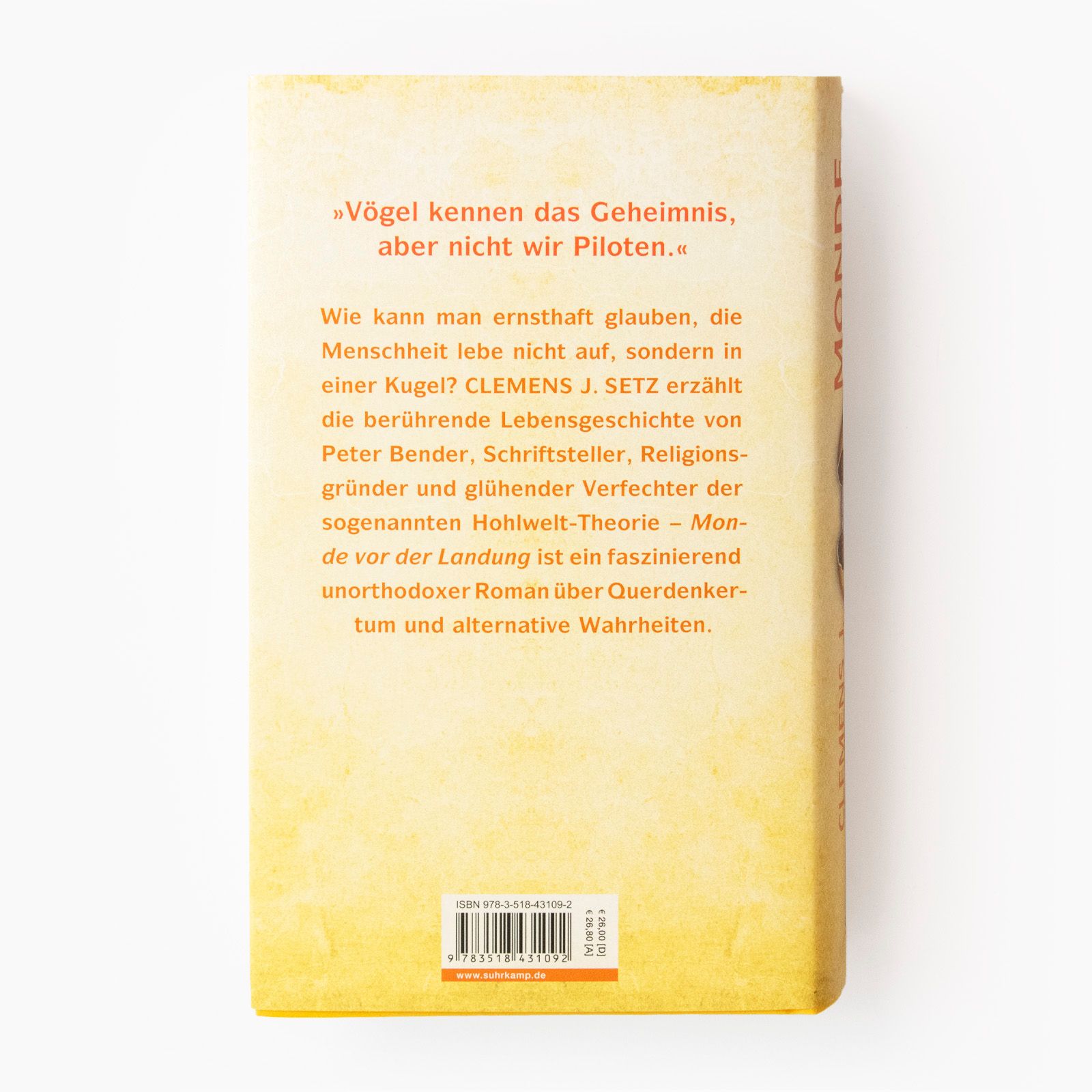 Blick aufs Buch: Clemens J. Setz, Monde vor der Landung