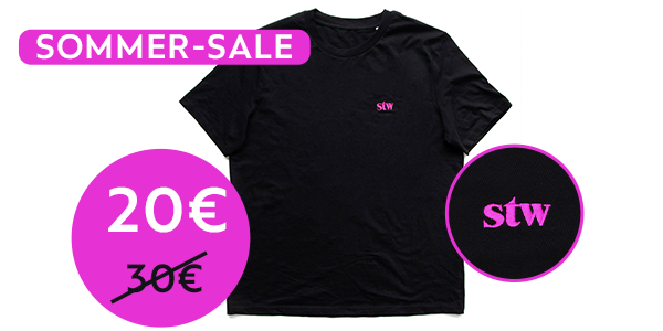 Das stw-T-Shirt im Sommer-Sale: jetzt nur 20 Euro